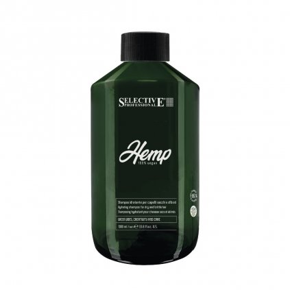 Hydratační šampon pro suché a lámavé vlasy - HEMP 100% vegan - SHAMPOO 1000 ml