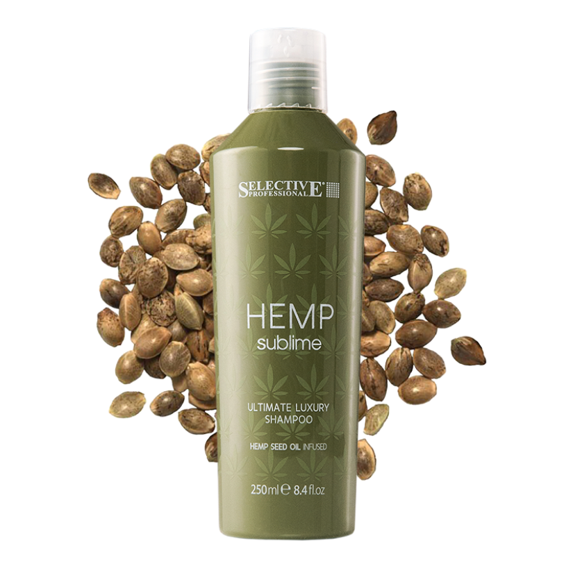 Hydratační šampon pro suché a lámavé vlasy - HEMP SUBLIME - ULTIMATE LUXURY SHAMPOO 250 ml
