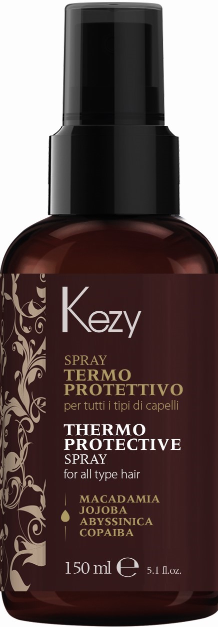 Ochranný tepelný sprej pro všechny typy vlasů - KEZY - THERMO PROTECTIVE SPRAY 150 ml