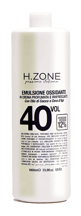 Parfémovaná krémová oxidační emulze 12% - H.ZONE - OXY 1000 ml