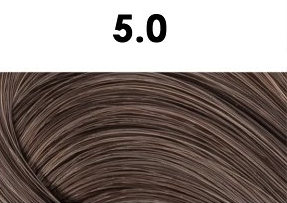 Oxidační krémová barva na vlasy s arganovým olejem a keratinem - BHEYSÉ - HAIR COLOR 100 ml Odstín: 5.0 NATURAL LIGHT BROWN