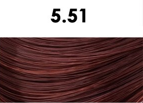 Oxidační krémová barva na vlasy s arganovým olejem a keratinem - BHEYSÉ - HAIR COLOR 100 ml Odstín: 5.51 LIGHT SCARLET RED BROWN