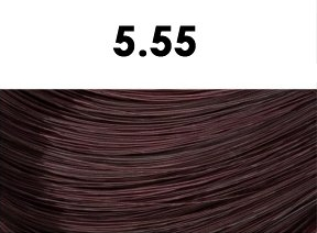 Oxidační krémová barva na vlasy s arganovým olejem a keratinem - BHEYSÉ - HAIR COLOR 100 ml Odstín: 5.55 LIGHT BROWN INTENSE RED
