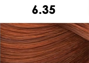 Oxidační krémová barva na vlasy s arganovým olejem a keratinem - BHEYSÉ - HAIR COLOR 100 ml Odstín: 6.35 DARK PAPRIKA BLONDE