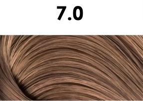 Oxidační krémová barva na vlasy s arganovým olejem a keratinem - BHEYSÉ - HAIR COLOR 100 ml Odstín: 7.0 NATURAL BLONDE