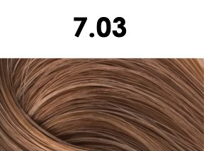 Oxidační krémová barva na vlasy s arganovým olejem a keratinem - BHEYSÉ - HAIR COLOR 100 ml Odstín: 7.03 NATURAL GOLDEN BLONDE