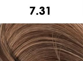 Oxidační krémová barva na vlasy s arganovým olejem a keratinem - BHEYSÉ - HAIR COLOR 100 ml Odstín: 7,31 SANDY BLONDE