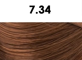 Oxidační krémová barva na vlasy s arganovým olejem a keratinem - BHEYSÉ - HAIR COLOR 100 ml Odstín: 7.34 HAVANA BLONDE