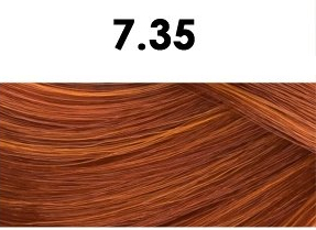 Oxidační krémová barva na vlasy s arganovým olejem a keratinem - BHEYSÉ - HAIR COLOR 100 ml Odstín: 7.35 PAPRIKA BLONDE
