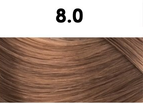 Oxidační krémová barva na vlasy s arganovým olejem a keratinem - BHEYSÉ - HAIR COLOR 100 ml Odstín: 8.0 NATURAL LIGHT BLONDE
