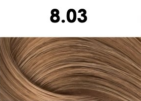 Oxidační krémová barva na vlasy s arganovým olejem a keratinem - BHEYSÉ - HAIR COLOR 100 ml Odstín: 8.03 LIGHT NATURAL GOLDEN BLONDE