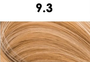 Oxidační krémová barva na vlasy s arganovým olejem a keratinem - BHEYSÉ - HAIR COLOR 100 ml Odstín: 9.3 VERY LIGHT GOLDEN BLONDE