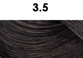 Oxidační krémová barva na vlasy s arganovým olejem a keratinem - BHEYSÉ - HAIR COLOR 100 ml Odstín: 3.5 RED DARK BROWN