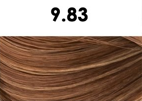 Oxidační krémová barva na vlasy s arganovým olejem a keratinem - BHEYSÉ - HAIR COLOR 100 ml Odstín: 9.83 VERY LIGHT HAZELNUT BLONDE