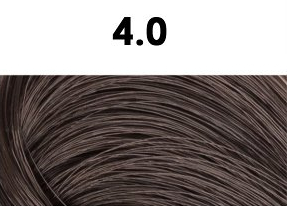 Oxidační krémová barva na vlasy s arganovým olejem a keratinem - BHEYSÉ - HAIR COLOR 100 ml Odstín: 4.0 NATURAL BROWN