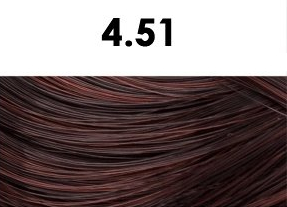 Oxidační krémová barva na vlasy s arganovým olejem a keratinem - BHEYSÉ - HAIR COLOR 100 ml Odstín: 4.51 SCARLET RED BROWN