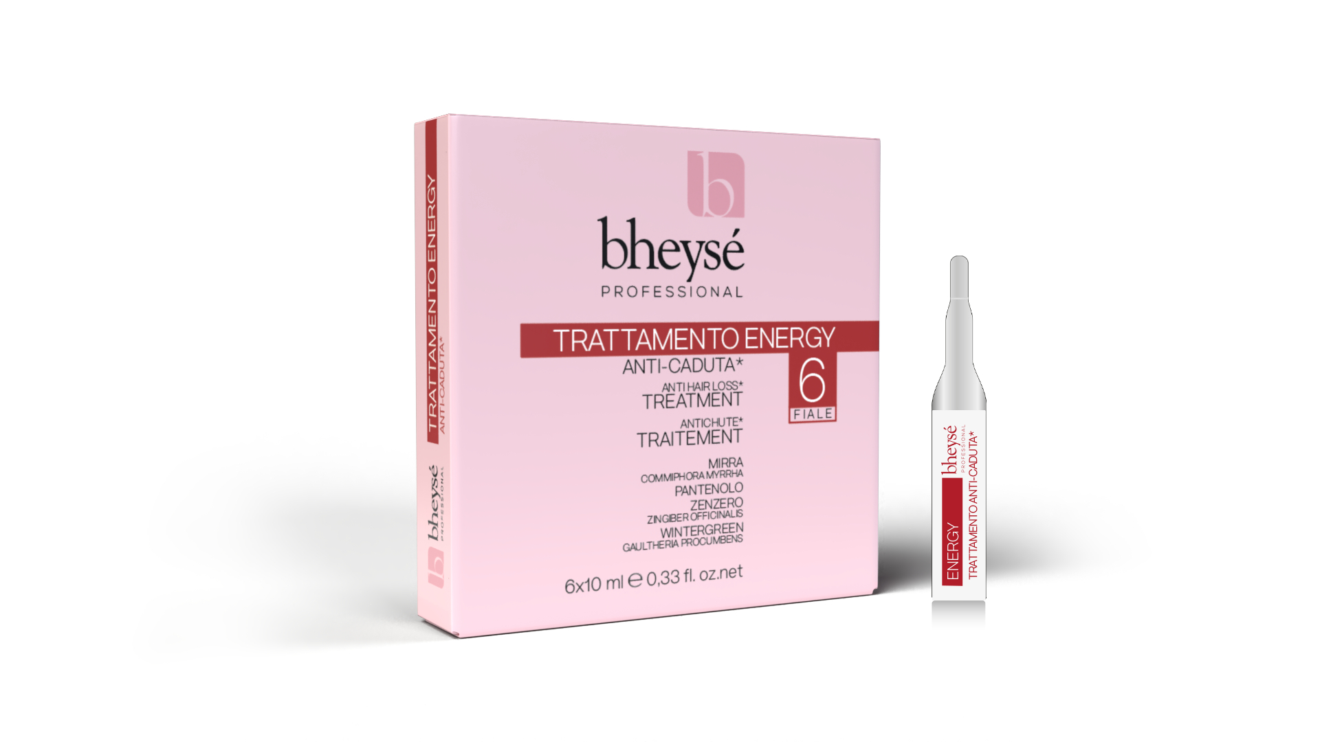 Ampule proti vypadávání vlasů - BHEYSE - ENERGY TREATMENT 6x10 ml