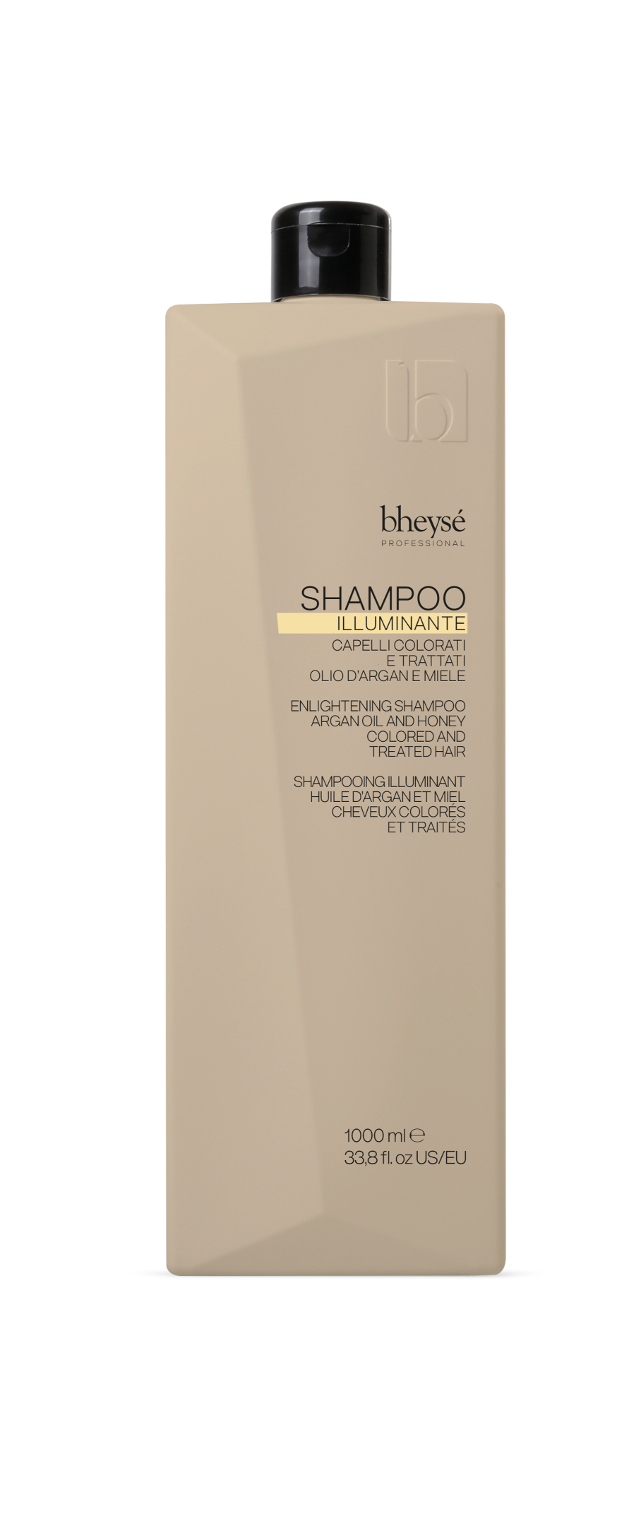 Rozjasňující šampon s arganovým olejem a medem - BHEYSE - ILLUMINATING SHAMPOO 1000 ml