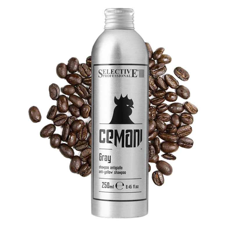 Pánský šampón anti yellow - CEMANI - GRAY SHAMPOO 250 ml