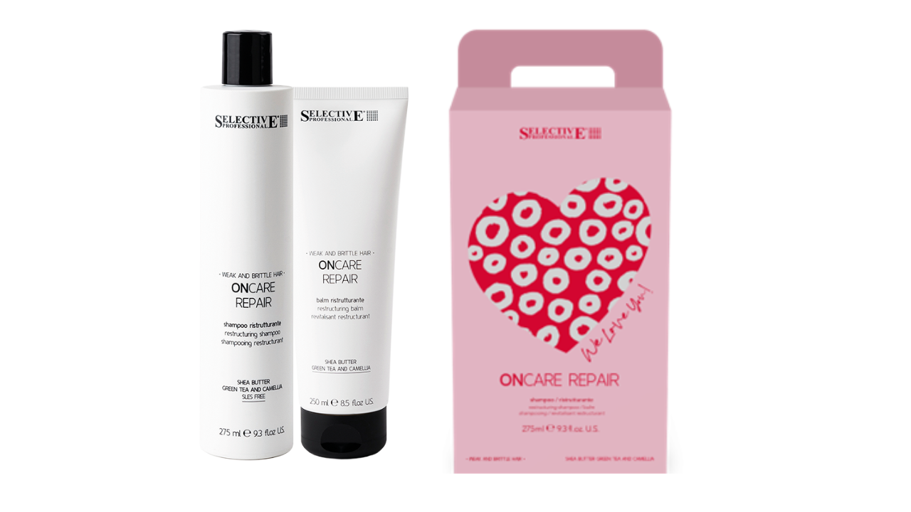 Výhodné balení - Šampon 275ml + kondicionér 250ml pro poškozené, citlivé a lámavé vlasy - ONCARE REPAIR