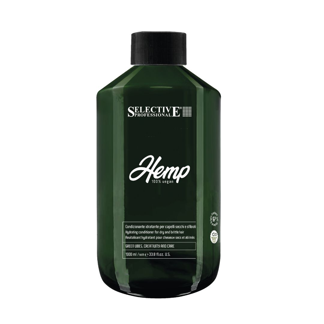 Hydratační kondicionér pro suché a lámavé vlasy - HEMP 100% vegan - CONDITIONER 1000 ml