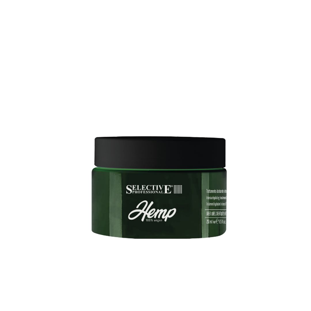 Intenzivní hydratační maska pro suché a lámavé vlasy - HEMP 100% vegan - MASK 250 ml