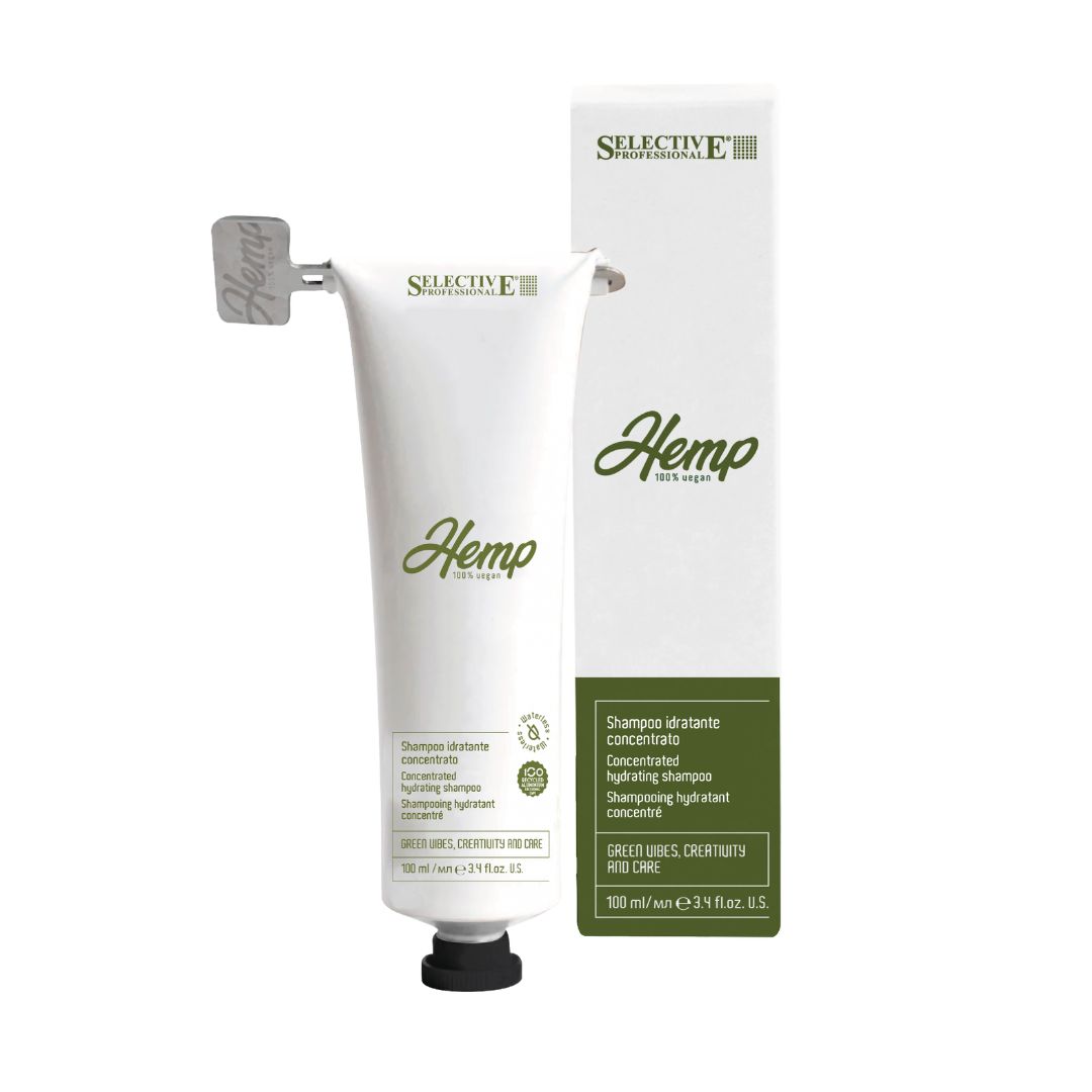 Koncentrovaný hydratační šampon - HEMP 100% vegan - WATERLESS SHAMPOO 100 ml