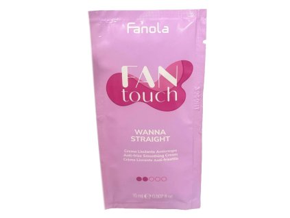 fanola fantouch sample anit frizz smoothing cream wanna straight 15 ml f1076540 133394