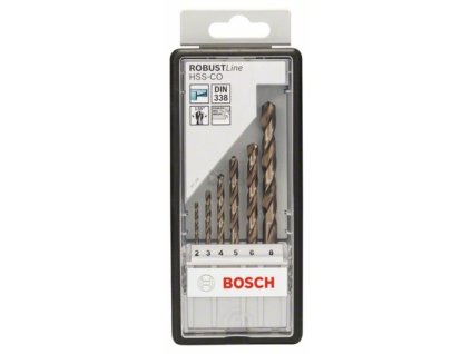 sada vrtaku do kovu 6dilna bosch robust line hss co 2 8mm 2 607 019 924 p 2003885