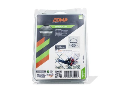 omega 20 staple galvanized a x 1000 pcs