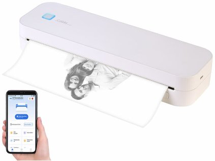 imprimante thermique connectee rechargeabletd 210 avec rouleau de papier a4 ref ZX7705 9