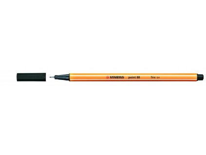 7996 1 14558 1 popisovac stabilo point 88 cerny liner 0 4 mm