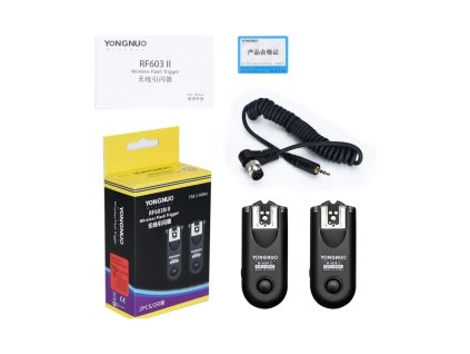 yongnuo rf603n ii sada dvou radiovych spousti s kabelem n3 pro nikon (2)