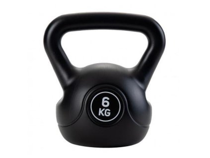 Činka Kettlebell P2I – plastová s cementovou náplní 6 kg