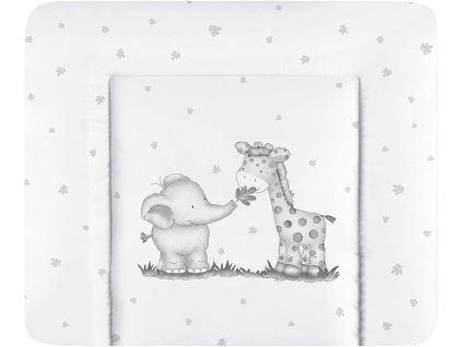 Přebalovací podložka Julius Zöllner Softy Jungle Friends – 75x85 cm, omyvatelná, OEKO-TEX