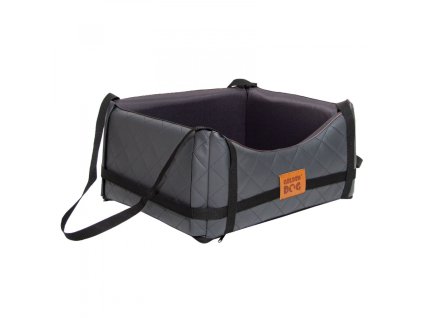 Autosedačka Golden dog Comfort pre psa S 22 x 47 x 36 cm – grafitová 1000x1000