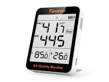 temtop s1 indoor air quality monitor aqi pm25 temperature humidity detector for home office or schooltemtop 106816