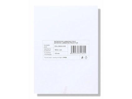 laminovaci folie kapsy a4 125 mic 100 ks 128162