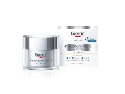 Eucerin Hyaluron-Filler + 3x Effect denní krém proti vráskám SPF30 50 ml