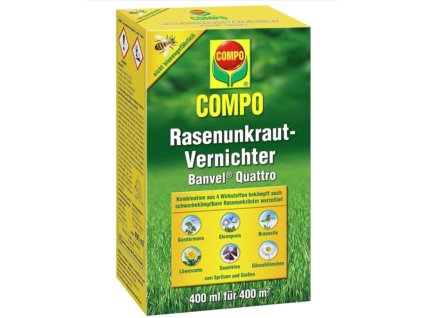 pripravek na hubeni plevele compo banvel quattro 400 ml