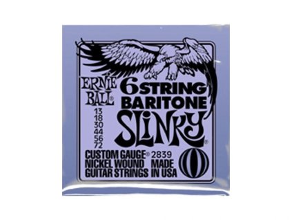 3523 struny na elekt kytaru ernie ball baritone slinky eb 2839