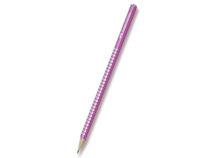 Faber Castell Grafitová tužka Sparkle tmavě růžová