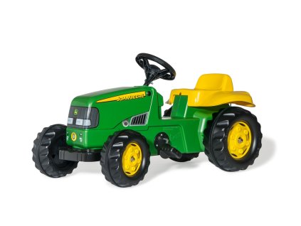 rolly toys 012190 traktor rolly kid john deere z przyczepa 1
