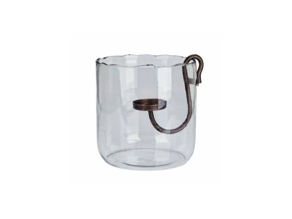 LOBERON Lucerna Vermand čirá/antická hnědá výška 26 cm