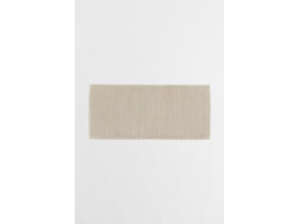 Bavlněná koupelnová rohožka světle béžová 50x70 cm