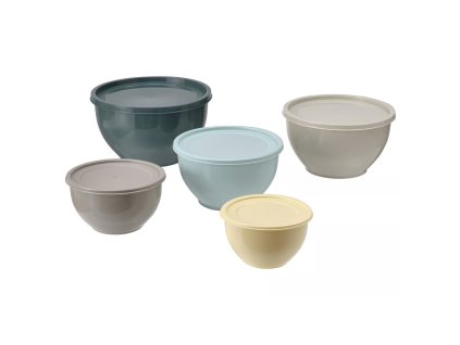 garnityren bowl with lid set of 5 mixed colours 0930821 pe790897 s5