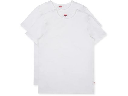 Levi's pánská trička Solid Crew 2 ks bílá velikost S