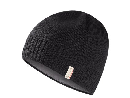 Vaude Edo Beanie III Black Pletená čepice černá