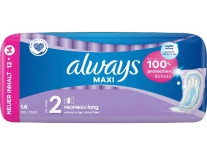 always maxi pads profresh long size 2 14 st 576597 en