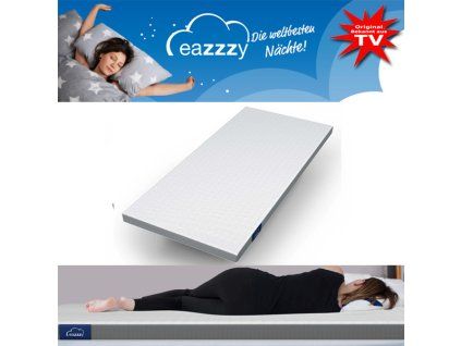 Genius eazzzy matracový topper polyuretan/polyester bílý 90×200 cm